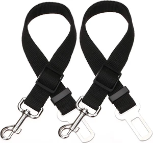 2 Packs Adjustable Length Pet Dog Cat Car Seat Belt Pet Seat Belt Pet Accessorie - Picture 1 of 12