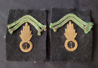 Pattes de col Officier Légion étrangère 1er REI cannetille Troisième République