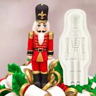 Clear Details Nutcracker Soldier 3D Silicone Mold Fondant Cake Mold  New Year