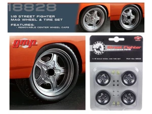 Mag Wheel & Tire Set 4pc 1/18 RoadRunner Hammer Fast & Furious CARZ - Picture 1 of 1