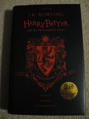 Harry Potter & the Philosopher's Stone Hardcover 20th Anniversary Gryffindor NEW - Image 1 of 4