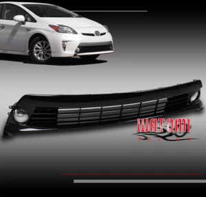 12-15 TOYOTA PRIUS BUMPER DRIVING CHROME FOG LIGHTS+GRILLE INSERT W/BULB+SWITCH - Picture 1 of 4