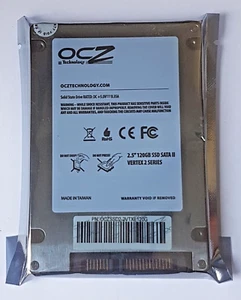 120 GB SATA II OCZ Vertex 2 Series SSD OCZSSD2-2VTXE120G MLC 2.5 " Hard Disk - Picture 1 of 1