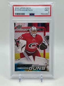 2022-23 UD Series 1 - Young Guns PYOTR KOCHETKOV PSA 9 (RC) Carolina Hurricanes