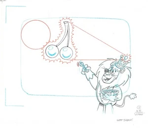 Flintstones -2 Signed Original Production Drawings-Episode Jungle - Picture 1 of 2