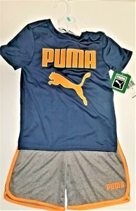 Puma Size 5 Unisex Kids Performance Sports Shirt & Shorts Easy Care Long Lasting - Picture 1 of 6