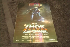 THOR: LOVE AND THUNDER 2022 WETA ad Marvel Studios, Natalie Portman, Hemsworth - Picture 1 of 1