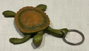 LLAVERO TORTUGA GOMA 3D VINTAGE NUEVO STOCK ANTIGUO - Imagen 1 de 2