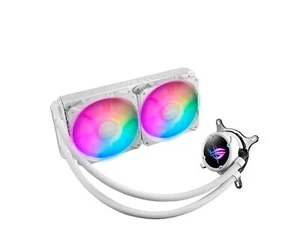 ASUS ROG Strix LC II 240 ARGB White 240mm All-in-one AIO Liquid CPU Cooler - Picture 1 of 3