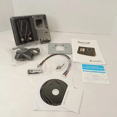 Acroprint Biolook Time Clock W/ Face Recognition Fingerprint Reader BL200 - Image 1 of 4