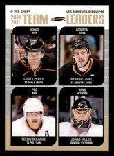 2011-12 OPC #TL1 Corey Perry/Ryan Getzlaf/Teemu Selanne/Jonas Hiller