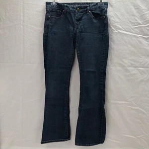 EXPRESS JEANS STELLA REGULAR BOOT CUT LOW RISE DARK WASH SIZE 6R 30X30 - Picture 1 of 11