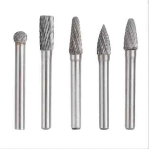 5x Tungsten Steel Carbide Rotary Burr Set 1/4inch Shank 8MM Head Die Grinder Bit - Picture 1 of 9