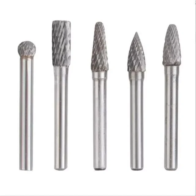 5x Tungsten Steel Carbide Rotary Burr Set 1/4inch Shank 8MM Head Die Grinder Bit - Image 1 of 4