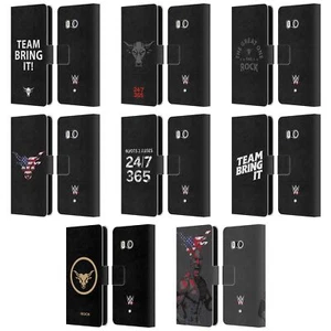 OFFICIAL WWE THE ROCK LEATHER BOOK WALLET CASE COVER FOR HTC PHONES 1 - Picture 1 of 7