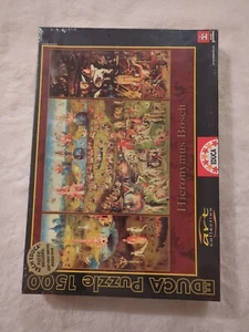 HIERONYMUS BOSCH GARDEN OF EARTHLY DELIGHTS 1500 PIECE  PUZZLE NEW Educa Art - Picture 1 of 5