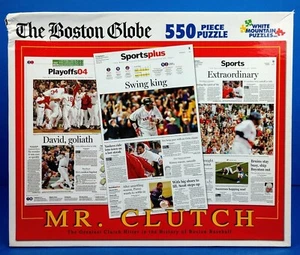 White Mountain "The Boston Globe Mr. Clutch" (550 Pc) Puzzle NEW Unopened - Picture 1 of 12