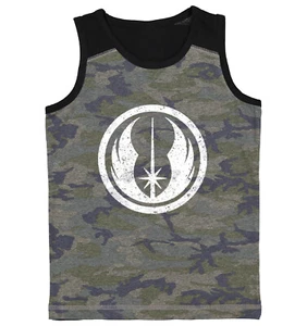 Galactic Republic Symbol - Cool Parody Movie Buff Youth Contrast Tank Top - Picture 1 of 7