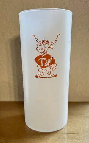60's Mid Century University of Texas Longhorns - 16oz Frosted Highball Glass Cover