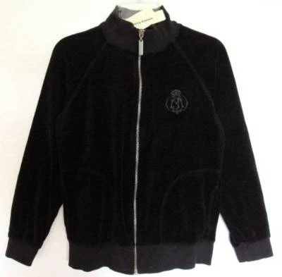 Juicy Couture Boys/Girls Black Velour Jacket (6) NWT - Image 1 of 3