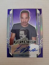 Larry Thomas /20 Prism Purple Autograph Card 2021 Leaf Pop Century Seinfeld