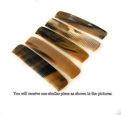 Dovo Natural Horn Beard & Mustache Grooming Comb For Men Women Hair Care Comb - Image 1 of 3