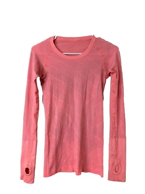 Camisa Pullover Lululemon Swiftly Tech Manga Larga Crew Ligera Talla 2 Foto 1 de 4