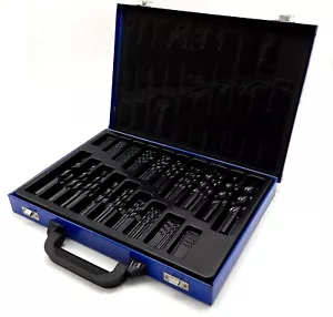 Spiralbohrer SET 170-teilig HSS-R 1-10 mm Metallbohrer DIN 338 rollgewalzt - Bild 1 von 6