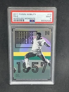 2017 Panini Nobiltà Calcio #13 Pelele Marquee Moments Brasile PSA 9 - Foto 1 di 2