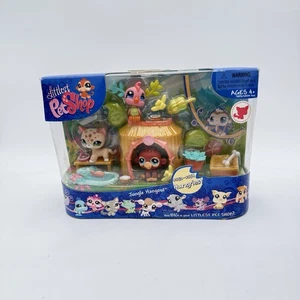 Littlest Pet Shop LPS Jungle Hangout gato de pelo corto 852 mono 853 pájaro 854 nuevo en caja - Imagen 1 de 4