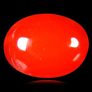 0.79 ct Unbelievable VVS Clarity Oval Cabochon Cut (8 x 6 mm) Red Opal Gemstone - Picture 1 of 1