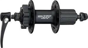 Shimano XT FH-M756-A Rear Hub - QR x 135mm, 6-Bolt, HG10, Black, 32H - Picture 1 of 1