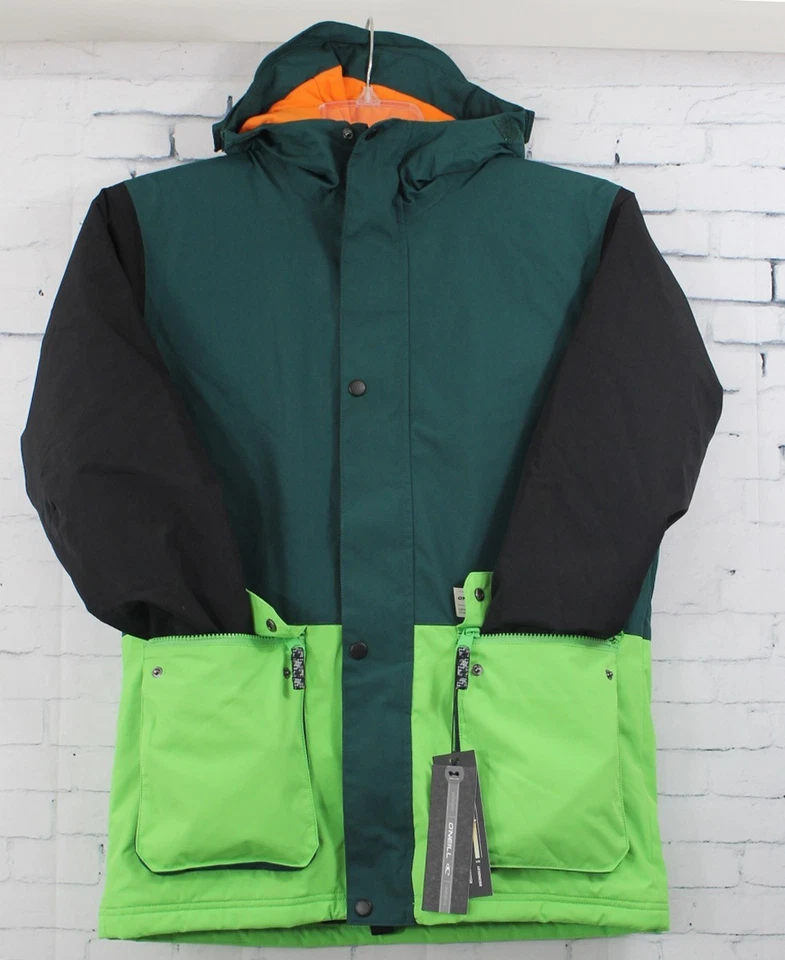 O'Neill Boys Youth Hawking Snowboard Jacket, Size 14 / 170, Botanical Green New - Image 1 of 2