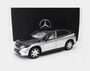 1:18 NOREV Mercedes Benz Maybach Eqs 680 (Z296) Suv 2024 Silver Blue B66960593 - Foto 1 di 2