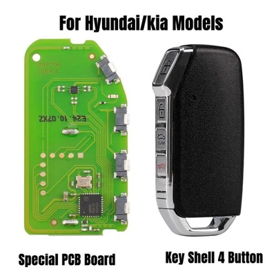 Xhorse XZKA82EN Special Key PCB Board for Hyundai & Kia With 4 Buttons Key Shell - Image 1 of 4