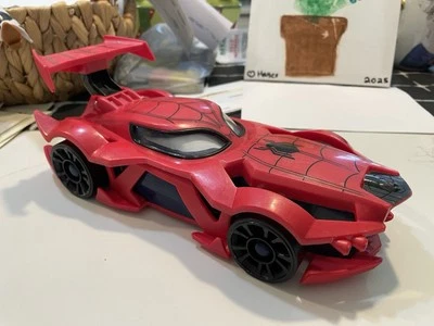 Vehículo lanzador de autos Hot Wheels Marvel Spider-Man Homecoming Web 2016 Mattel Foto 1 de 4