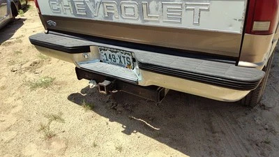 1988-2000 Silverado 2500 Chrome Rear Bumper Assembly With Brackets Oem 999863 - Image 1 of 4