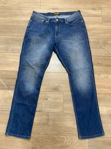 DU/ER Duer Jeans L2X Relaxed Taper Herren 36x32 Blau Denim Performance Stretch - Bild 1 von 10