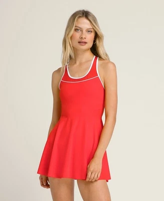 Nuevo con etiquetas Vestido Wilson Tour Perforado Infrarrojo Rojo Talla Pequeña Tenis Atlético Sin Forro Foto 1 de 4