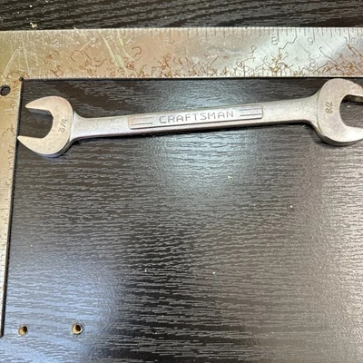 Vintage Craftsman USA Open End Wrench 3/4" x 7/8" =V= Series Very Good Condition - Image 1 of 4