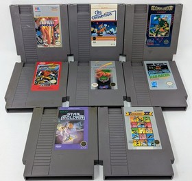 Nintendo NES 8 Game Lot - City Connection, Commando, Rad Racer, & More!