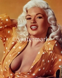 Klassischer Jayne Mansfield 1950er Pin-Up Schauspielerin 8x10 Druck - Bild 1 von 1