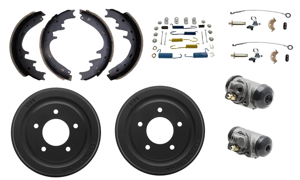 Zapata de freno muelles de tambor cilindro de rueda Ford F-100 1968-1971 tracción delantera 2 ruedas Foto 1 de 4