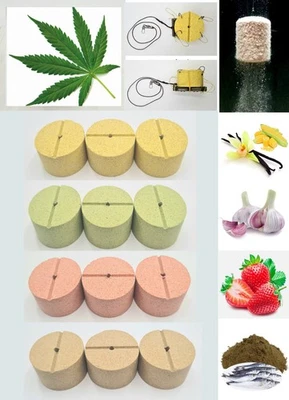 Fischköder mit HANF Presskuchen Plankton MAKUCHA Lockfutter Brikett FUTTER BOMBE - Bild 1 von 3