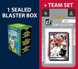 2025 SCORE Blaster Box + 2025 Donruss Team Set New England Patriots - Drake Maye - Picture 1 of 1