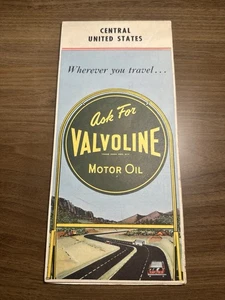 1959 Valvoline Road Map: Central United States USED - Picture 1 of 2