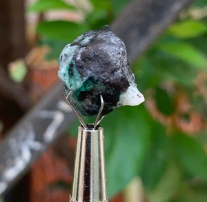 24.20 Ct Emerald Gemstones Top Dark Green Natural Stones from Swat Pakistan - Picture 1 of 13