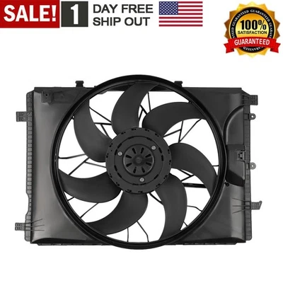 Radiator Fan Assembly For 2010 2011 2012 2013 2014 2015 2016 Mercedes-Benz E350~ - Image 1 of 4