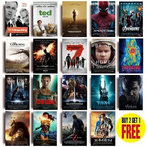 2010s MOVIE POSTERS T - Z Size A4 Photo Print Film Cinema Wall Fan Art - Picture 1 of 127