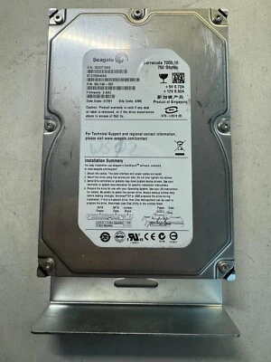 SEAGATE ST3750640AS 9BJ148-305 750GB Firmware 3.AAE Date Code 07281 SATA 3.5" - Image 1 of 4